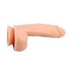 Naturalny penis dildo z przyssawką cielisty 22 cm